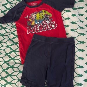 Gap marvel avengers pajama set